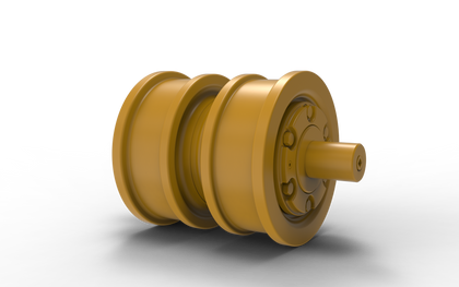 DuraTrack double flange dozer track roller for CAT D8R