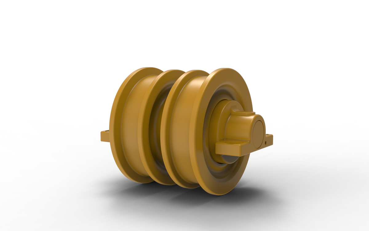 DuraTrack double flange dozer track roller for John Deere 550H LT