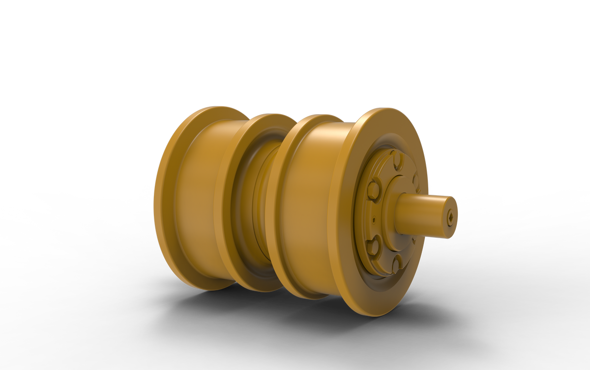 DuraTrack double flange dozer track roller for CAT D10T