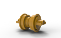 DuraTrack single flange dozer track roller for John Deere 750L