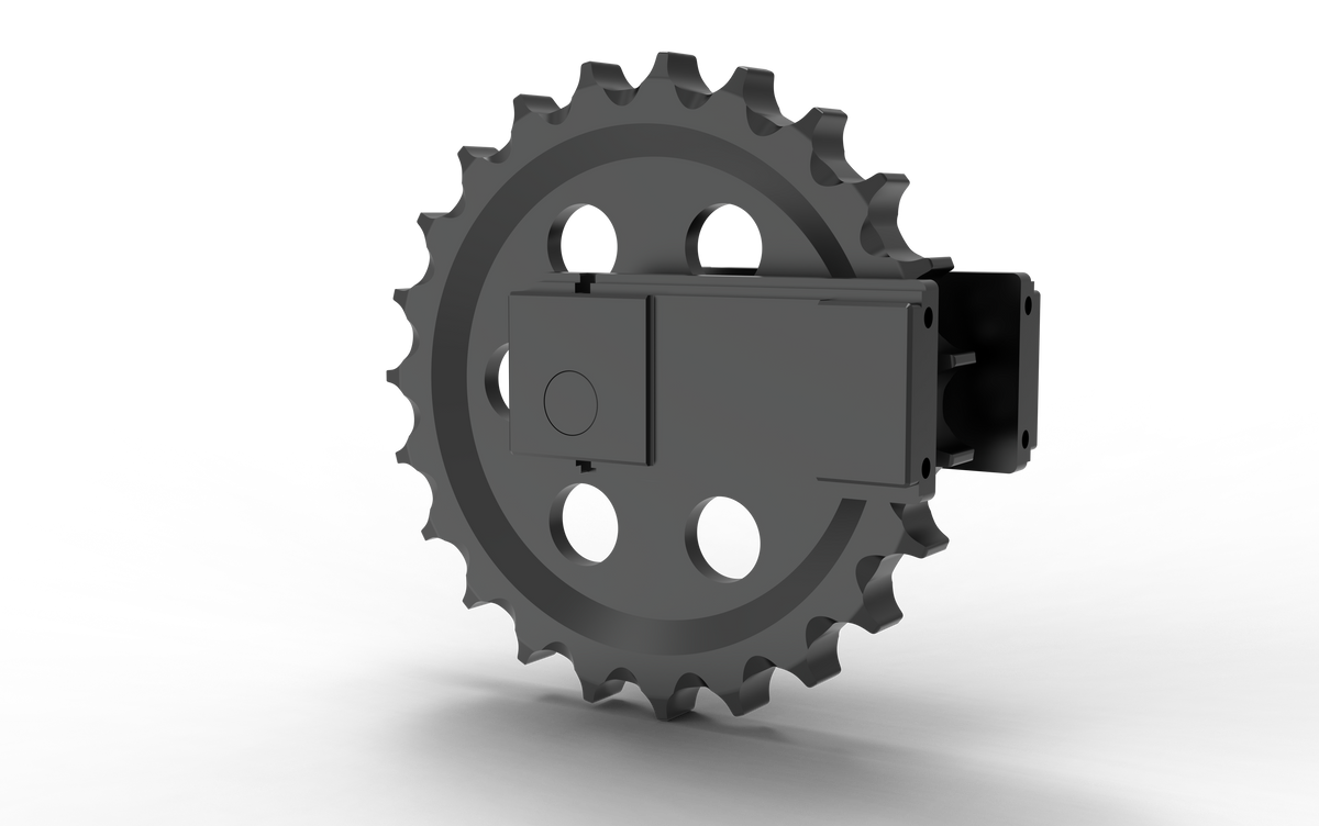 DuraTrack idler to replace JCB 23326603