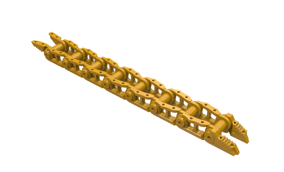 DuraTrack SALT dozer track chain for Case 550H LGP, 37 link, part number DCH160/864/37