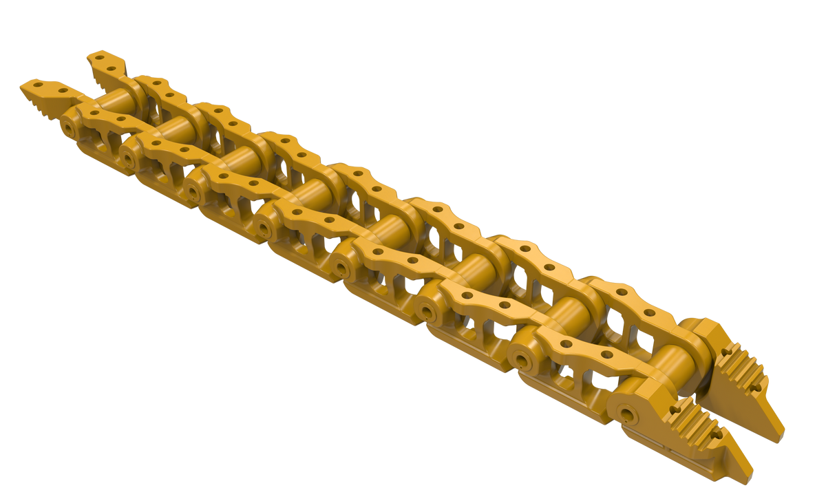 DuraTrack SALT dozer track chain for Case 1650L LGP, 45 link, part number DCH190/857/45