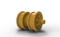 DuraTrack double flange dozer track roller for Komatsu D155A-3
