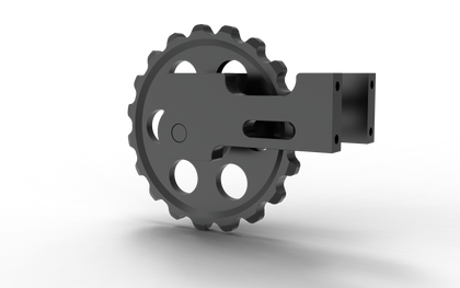 DuraTrack idler for JCB 8018 CTS