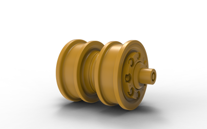 DuraTrack double flange dozer track roller for Komatsu D155AX-6