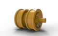 DuraTrack double flange dozer track roller for Liebherr PR754LGP