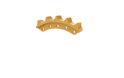 DuraTrack dozer sprocket segment group for John Deere 700J XLT - up to serial 141347
