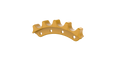 DuraTrack dozer sprocket segment group for CAT D4H LGP