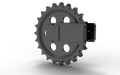 DuraTrack idler for JCB 8032 ZTS