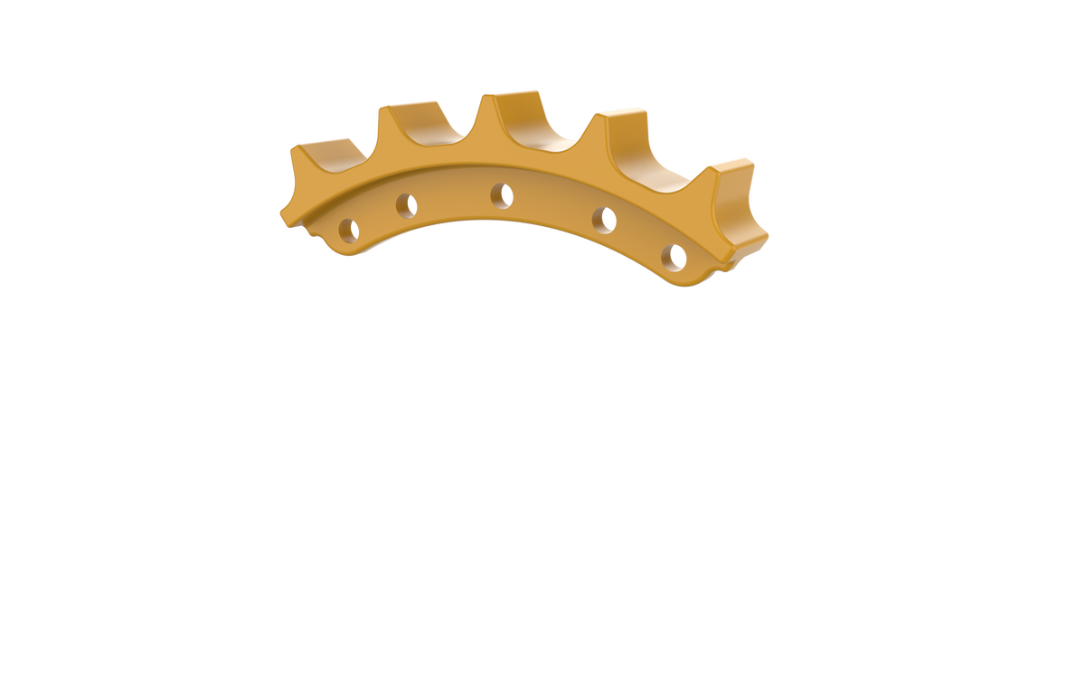 DuraTrack dozer sprocket segment group for John Deere 850C LGP