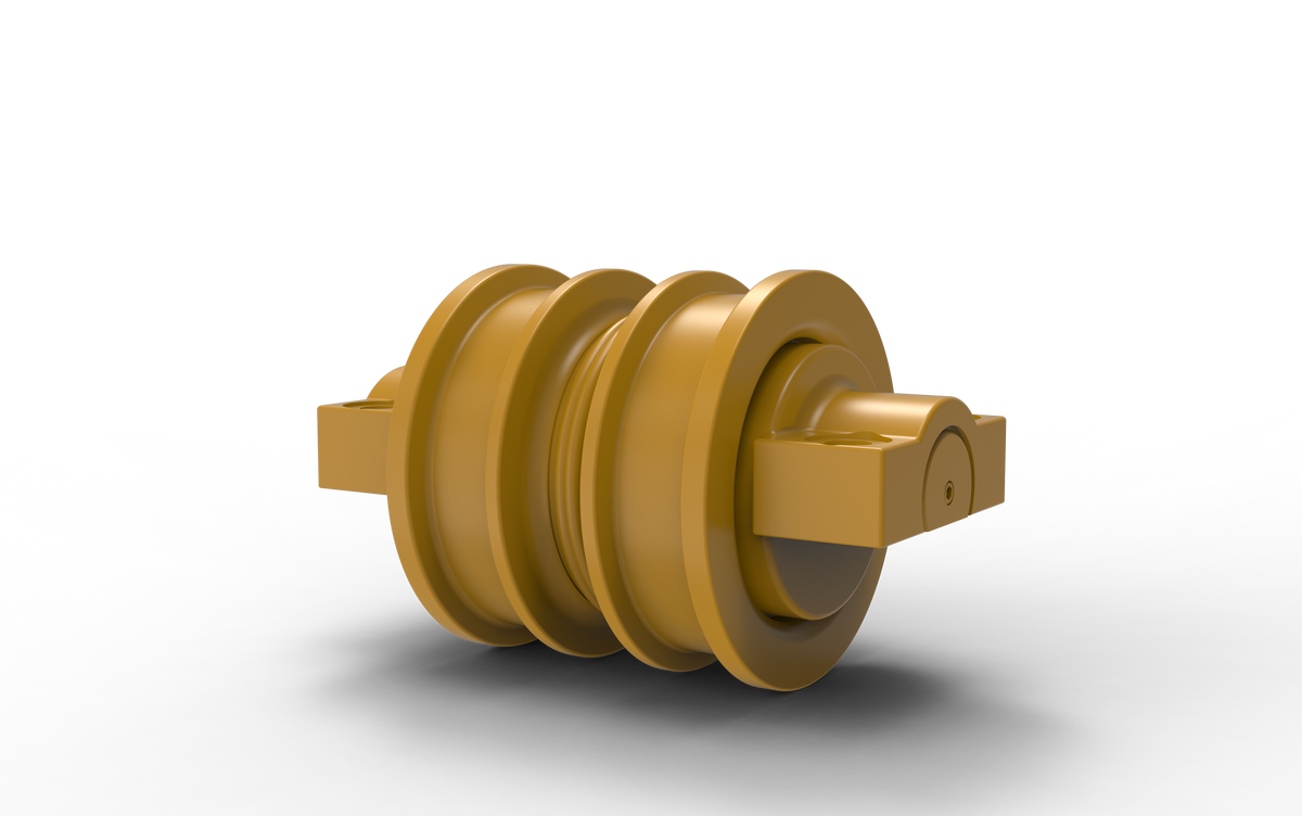 DuraTrack double flange dozer track roller for CAT D4K XL