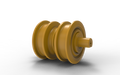 DuraTrack double flange dozer track roller for CAT D6K2 LGP