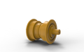 DuraTrack single flange dozer track roller for CAT D4