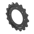 DuraTrack sprocket to replace Takeuchi part number 08801-65010