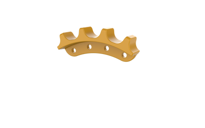 DuraTrack dozer sprocket segment group for John Deere 700K XLT MaxLife - serial up to 355382