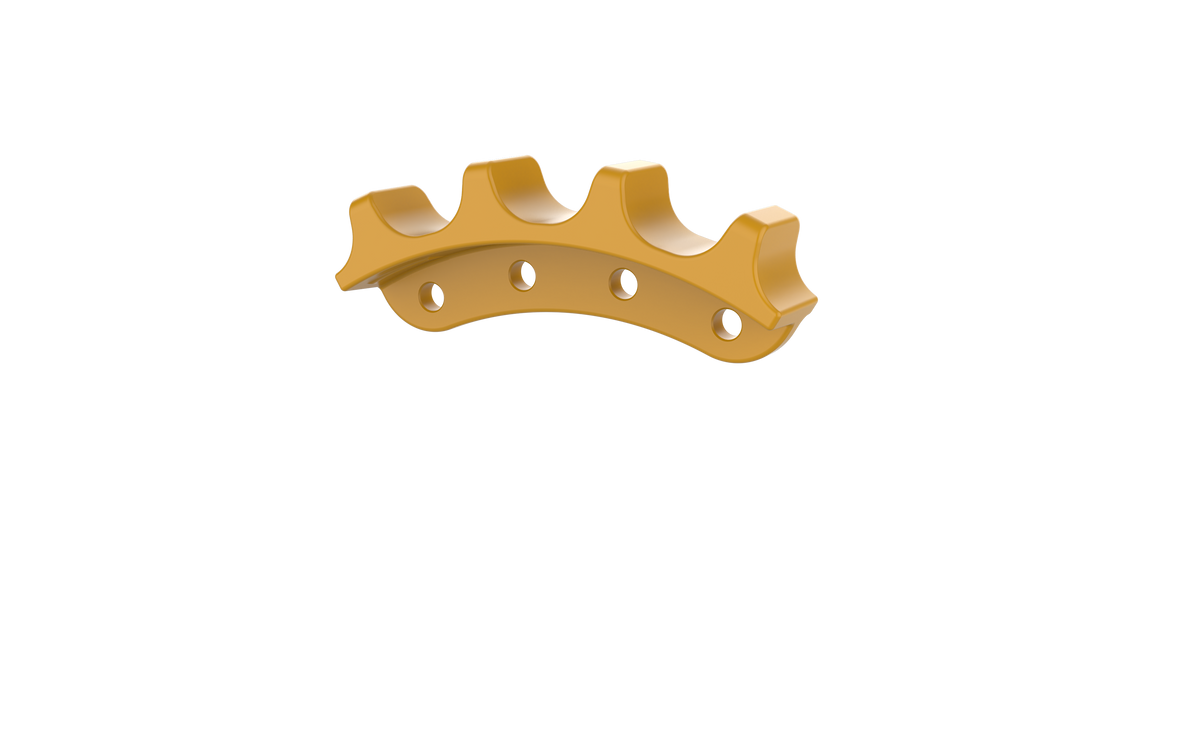DuraTrack dozer sprocket segment group for John Deere 700J LGP - above serial 141348