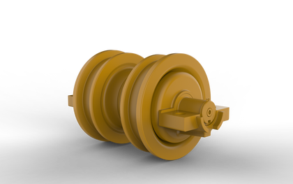 DuraTrack double flange dozer track roller for CAT 583K