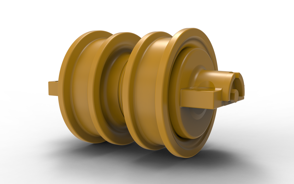 DuraTrack double flange dozer track roller for Komatsu D65PX-18