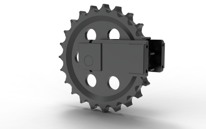 DuraTrack idler for JCB 8027